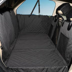 MIROZO Dog Seat Cover for Back Seat, 600D Heavy Duty Back Seat Extender for Dogs,Waterproof Pet Seat Protector with 3-Fold Bottom, Large Space Travel Bed Extender for Mid-Size SUV & Small Truck