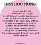 COOLGIRLCANDLES Cactus Bloom Car Air Hanging Fragrance Oil Diffuser - Essential Oils Air Freshener for Automobiles, Long Lasting Scents Aromatherapy