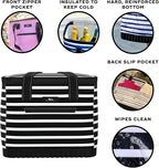 SCOUT The Stiff One - Large, Soft, Lightweight, Insulated Cooler with Hard Bottom, Beach, Family, Travel, Picnic Cooler