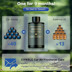 Car Air Freshener Refill for Men & Women 6.09 FL OZ /180ML - 9 Month Jasmine Scent Essential Oil Perfume, Essential Oil Made of Natural Plant Extracts, Compatible with Car Diffusers for Home/Office