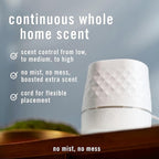 Febreze Plug Scent Booster in White, Continuous Scent Device Oil Diffuser, Compatible with Febreze Air Freshener Plug in Refills - Refills not Included