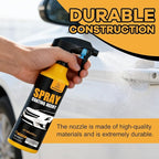 Nano Hydrophobic Ceramic Coating, 300ml Car Coating Spray Kit,Easy-to-Spray Auto Paint Protection, Includes Microfiber Cloth for Vehicle Shine & Protection
