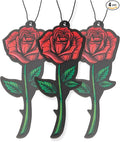 Fresh Fresheners Cute Funny Car Air Fresheners Scented With Premium Oils 4-pack (Rose)