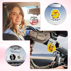 10Pcs Funny Car Air Freshener Hanging Decor Cute Accessories for Auto Interior, Funny Mirror Decor Hanging Cars Freshener Interior Gift for Men Women