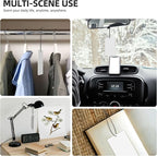 Custom Air Freshener for Car, Personalized with Pictures Text Logo Bulk, Double Sided, for Bathroom Bedroom Hanging Ornaments Birthday Christmas Gift, 1PC Blank White - Rectangular