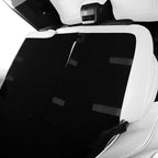 Car Seat Cover for Tesla Mdel 3 2017-2023 Custom Fit Tesla Seat Cover Full Set Leather Car Interior Seat Airbag Compatible Cushion Cover (White+Black-Model 3)