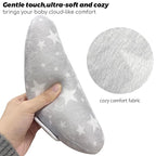 Infant Travel Pillow, Adjustable Baby Head Neck Support Cushion for Car Seat and Stroller - Comfortable and Lightweight Baby Travel Pillow, with Moon and Star Pattern