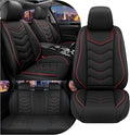 CTDS Car Seat Covers for Honda Civic 2000-2026, Stylish Sport Seat Cover, Premium Nappa Leather Car Seat Cover. Automobile Seat Covers Sets.(Standard 5 Seats/Black)