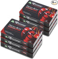Auto Dynasty Pack of 6 TreeFrog Xtreme Fresh Under-The-Car Natural Air Freshener (Black Cherry Scented)