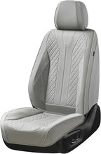 FLORICH Seat Covers, Car Seat Covers Front Seats Faux Leather Automotive Seat Covers Luxury Waterproof Car Seat Cover Protectors Universal Fit for Most Cars SUV Trucks, Gray