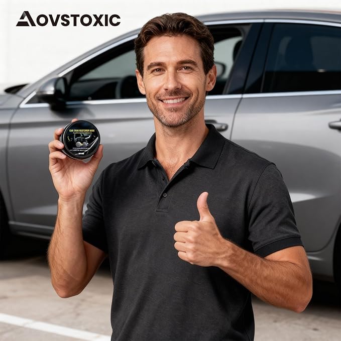 Ultimate Car Scratch & Trim Restoration Kit - Erases Scratches, Revives Faded Black Plastic, Vinyl & Rubber to Restore a Like-Deep Shine, Plastic Refurbishment