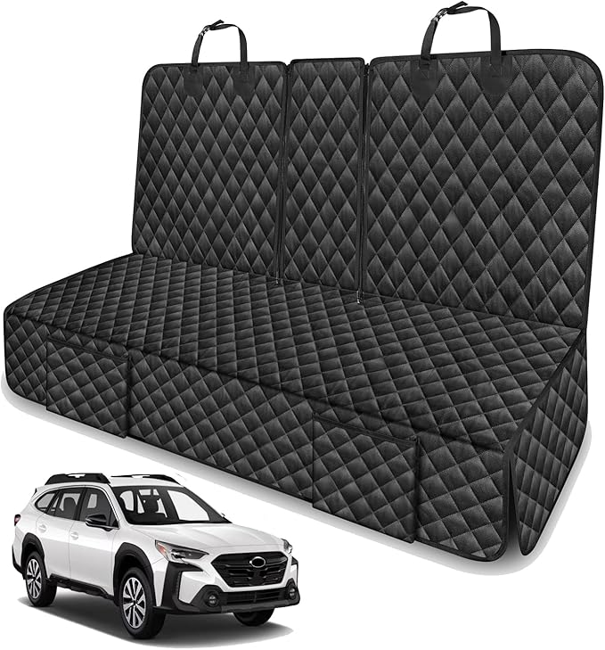 Dog Car Seat Cover for Back Seat Compatible with Subaru Outback Crosstrek Forester Ascent Impreza WRX Legacy BRZ Tribeca Accessories, Waterproof Non-Slip Pet Bench Backseat Covers 2026 New