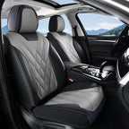 Coverado Car Seat Covers, Front Covers for Cars, Car Seat Cover Front Seats, Automotive Seat Cover, Waterproof, Leather Car Seat Cushion, Universal Interior Covers Seat Protectors for Most Cars