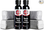 Adam's Polishes New Black Trim Restorer 2-Pack - Restores Plastic Trim to a Rich, Black Color with a Factory-New Appearance - Lasts Several Months per Treatment