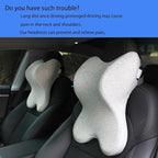 Car Neck Pillow for Driving Gaming Chair Headrest Pillow Office Chair Neck Pillow Ergonomic Design Double Straps Design Suitable for Different Heights