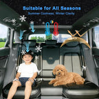 Car Sunroof Compatible with Volvo C40(Not for XC40) 2021-2023, Foldable Glass Roof Sunshade with Storage Bag, Sunshade Roof Heat Insulation Sun Protection Interior