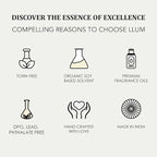 Llum Lemongrass Hanging Car Air Freshener – Luxury Automotive Perfume Diffuser 10ml (0.34 fl oz), Long-Lasting Fragrance, Alcohol-Free Non-Toxic Scent, Glass Bottle With Wood Cap & AC Vent Clip