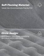 JOYTUTUS SUV Air Mattress for Camping w/Air Pump Compatible with Wrangler JL, Comfort SUV Inflation Mattress w/2 Pillows for 2018-2026 Wrangler JL 4 Door (Don't for 4XE) - Dark Grey
