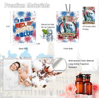 Car Air Fresheners USA 250th Anniversary Ornament Merchandise, Hanging Car Accessories Interior for 250 Year Party Decor American Patriotic Collectors US Citizens 4th of July Decorations Gifts