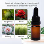 Rechargeable Car Air Freshener & Aromatherapy Diffuser with 1 Bottle Essential Oil, 2 Mode Adjustable, Long Lasting Car Diffuser Waterless for Vehicle, Home, Room