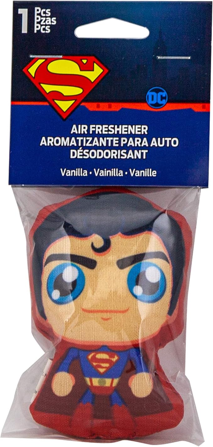 Plasticolor 005353R01 Superman Sachet Style Air Freshener for Car Truck or SUV