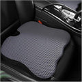 Car Seat Cushion, Auto Gel Infused Memory Foam Cushion for Driver Comfortable Driving Hip Pressure Relief Office Chair, Universal for Vehicles and Office Chairs (Gray/Black)