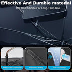 Windshield Sun Shade Umbrella, Portable Foldable, Spring Structure Wind Shield, Front Window Sunshade, Protect from Sun Rays Car Windshield, for Men (57'' x 31.5'')