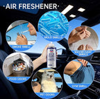 GLODWAY Car Air Freshener Spray, Cedar Cologne Scent, 6 OZ Odor Eliminator,4 Pack, for Cars, Trucks, RVs, Home