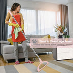 Carpet Rake for Pet Hair Removal, Reusable Pet Hair Removal Tool 56” Adjustable Long Handle Pet Hair Removal Broom, Cat Dog Hair Remover Carpet Brush Scraper for Rugs, Mats, Couch