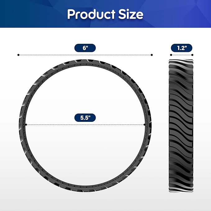 2 Pack R0526100 Pool Cleaner Tire Track Replacement for MX8 Elite, MX6 Elite, MX8, Mx6 Pool Cleaner Tire Track