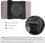 Car Center Console Armrest Pillow, 14"×8.3" Waterproof Leather Armrest Box Cover with Cup and Phone Holder, Soft Memory Foam Arm Rest Console Pad Protector for SUV Truck (Gray, Glossy)