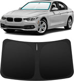 INSAUTO Custom Fit Windshield Sun Shade Accessories for BMW 3 Series 2013-2018 (320i/328i/335i/340i), Foldable Front Window Sunshade, UV & Heat Reflector, Keeps Interior Cool, Includes Storage Bag