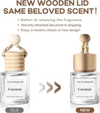 C Classy Car Air Freshener Hanging 2 Pack, Coconut Essential Oil Diffuser for Cars, Long-Lasting Fragrance, Cute Car Accessories, C ar air Fresheners for Women & Men Gift, Made in USA