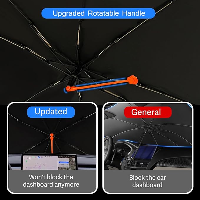 Funny Horse Car Windshield Sun Shade Umbrella Funny Horse Sunshades for Car Windshield Upgraded Sun Visor Protector for Sedan SUV Most Vehicles Printed Front Window Shades