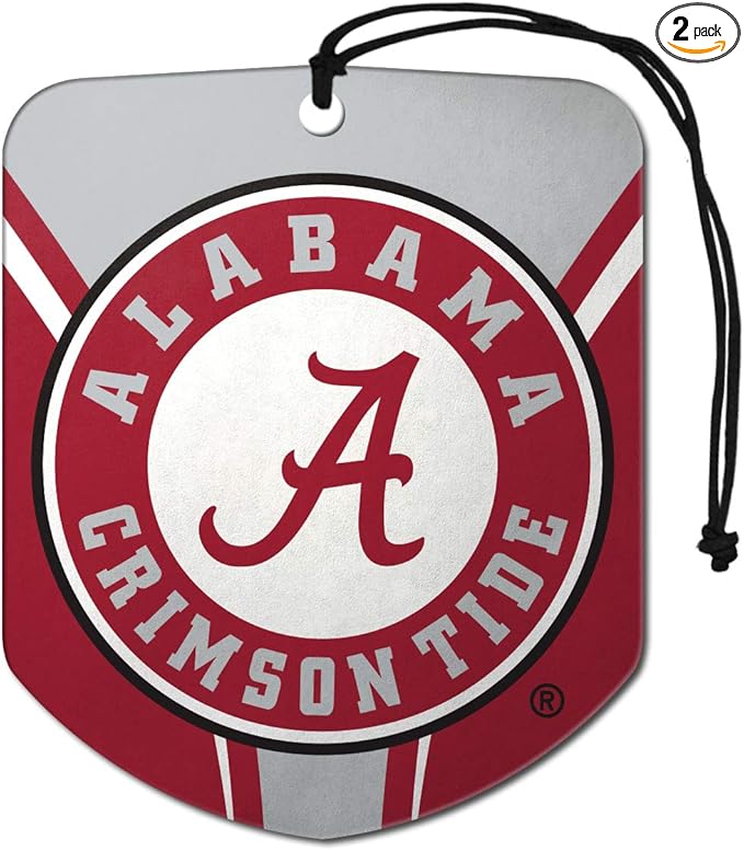 FANMATS University of Alabama Air Freshener 2-pk 2.75” x 3.5” -"Round A 'Crimson Tide' Alternate Logo2