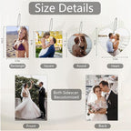 Custom Air Fresheners with Picture, Personalized Photo Air Freshener for Car Wardrobe Bathroom Hanging Ornaments (Rectangle-)