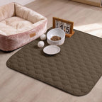 gogobunny 100% Double Sided Waterproof Dog Blanket Soft Pet Bed Cover Reversible Protect Furniture Couch Sofa Car for Puppy Cat Kids (Dark Walnut/Light Walnut, 30x30 Inch (Pack of 1))