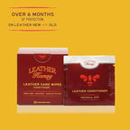 Leather Honey Conditioner Wipes with Cleaner Wipes