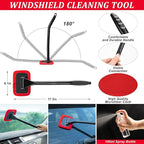 42Pcs Car Wash Cleaning Kit with Foam Gun Sprayer Detailing Brushes Car Vacuum Windshield Cleaning Tool Tire Brush Towels Complete Interior Exterior Detailing Set for Car