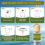 Car Air Freshener Diffuser Hanging, Grove Fragrance Oil