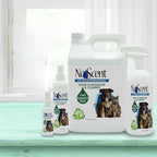 No Scent Crate Kennel & Floor Cleaner for Dog Run, Cat Carrier, Hard Surface Pet Odor & Stain Management (128 Fl Oz / 3.8 Liter) Gallon
