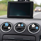 8PCS Daisy Flower Air Freshener Vent Clips - Cute Car Accessories for Women & Girls - Colorful Air Conditioning Outlet Clip - Blue, White