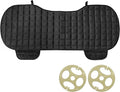 Rear Car Seat Mat,Universal Car Rear Seat Covers with Pockets,Bench Car Seat Cover Non-Slide Winter Pad,Auto Seat Protector Flocking Cloth Covers,Rear Car Seat Cover for Most 5-Seats Vehicle