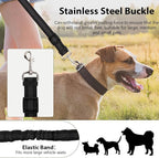 2 Pack Dog Seat Belt Tether for Golf Cart, Pet Dog Seat Belt Harness for Car, Adjustable Golf Dog Collar Leash for Golf Cart Pet Safety Protection to Prevent Accidental Injury