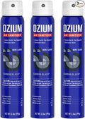 Ozium® 3.5 Oz. Air Sanitizer & Odor Eliminator for Homes, Cars, Offices and More, Carbon Black Scent - 3 Pack