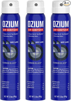 Ozium® 3.5 Oz. Air Sanitizer & Odor Eliminator for Homes, Cars, Offices and More, Carbon Black Scent - 3 Pack