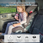 Morlike Silicone Seatbelt Secure Buckle Safety Cover Lock | Keep Children Safe in Car Seat and Prevent Kids from Accidentally Unbuckling | Buckle Guard Fits Almost Vehicles(Black, 1 Pack)