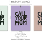 Mancheng-zi Funny Call Your Mom College Dorm Air Freshener 3Pcs, Back to School College Girls Guys Boys Gifts Air Freshener Hanging for Dorm Cars Closet Drawer or Books, Funny Dorm Decor