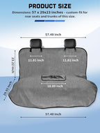 Terry Cloth Car Seat Cover - Waterproof Sweat Proof Towel Seat Protector, Washable Absorbent Seat Towel for Gym/Beach/After Workout, Reusable Part Seat Drape for Cars/Trucks Auto Accessories