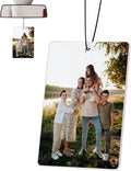 Custom Air Fresheners with Pictures - Personalized Double Sided Photo Text Air Fresheners for Car Wardrobe Bathroom Decor Hangings